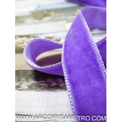 LILAC Velvet Ribbon 16 mm wide