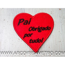Emblem heart - Pai obrigado por tudo!