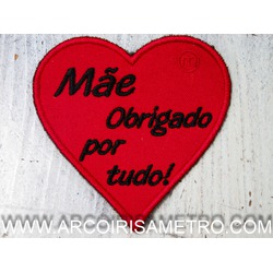 Emblem heart - Mae obrigado por tudo!