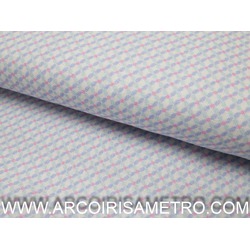 TINY LILAC, BLUE AND PINK CHECK