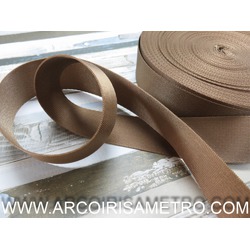 NYLON STRAP FOR BAG HANDLES - LIGHT BROWN 