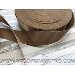 NYLON STRAP FOR BAG HANDLES - LIGHT BROWN 