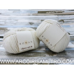 ROWAN - ALPACA SOFT DK -  201 SIMPLY WHITE 