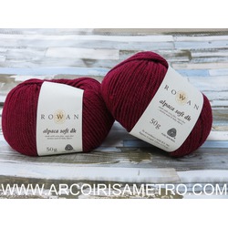 ROWAN - ALPACA SOFT DK -  206 DEEP ROSE 