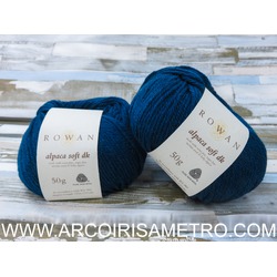 ROWAN - ALPACA SOFT DK -  213 GREEN TEAL