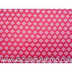 SNOWFLAKES RED BACKGROUND 