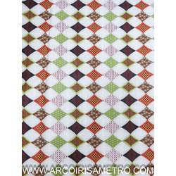 TEX PACAYA - RED AND GREEN DIAMONDS