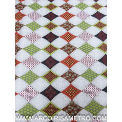 TEX PACAYA - RED AND GREEN DIAMONDS