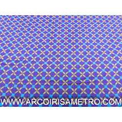 COLEÇAO GOTAS - ROXO COM FLORINHAS