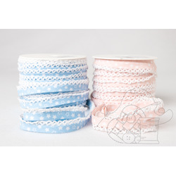 Bias tape with picot - Tiny Stars