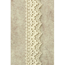 WHITE ZIGZAG LACE 