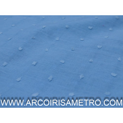 PLUMETTI with mini pom-pons BLUE