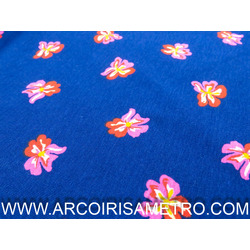 MALHA JERSEY DE ALGODAO -  FLORES