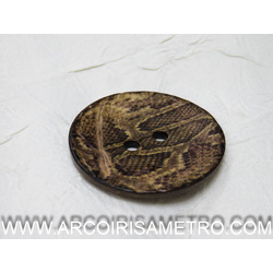 COCONUT BUTTONS - SNAKE PRINT