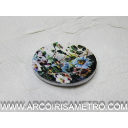 COCONUT BUTTONS - FLOWERS