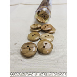 WOODEN BUTTON - 15MM