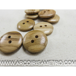 WOODEN BUTTON - 15MM