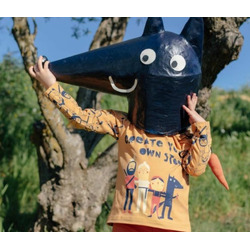 KATIA - JERSEY PANEL - CHAPERONEROUGE TSHIRT