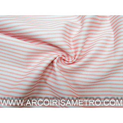 PIQUET - SPRIPE -PINK / WHITE
