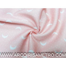 PIQUET - PINK WITH MOONS