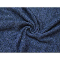 KNIT JERSEY GOLD DOBBY NAVY