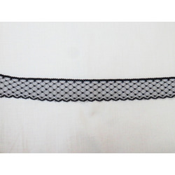 BLACK LACE WITH DOTS