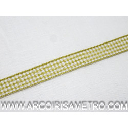 Ribbon mini  Vichy 10mm - MUSTARD YELLOW