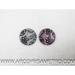 COCONUT BUTTONS - LACE STAMP