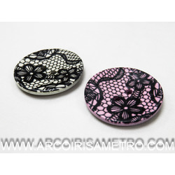 COCONUT BUTTONS - LACE STAMP