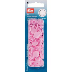 KAM PLASTIC SNAPS -  SIZE 20  LIGHT PINK