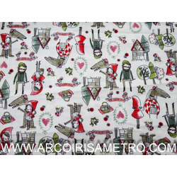 INDIGO FABRIC - Little Red Riding Hood