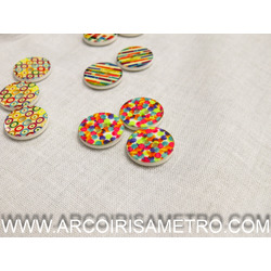 COLORFUL BUTTONS 24MM