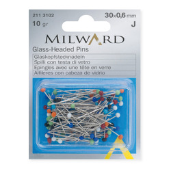 GLASS-HEADED PINS