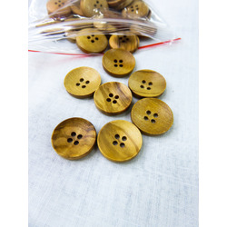 WOODEN BUTTON - 18MM