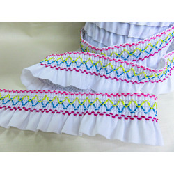 FOLHO ELÁSTICO BORDADO