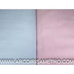 PORTUGUESE COTTON DIAPER FABRICS - PINK AND BLUE
