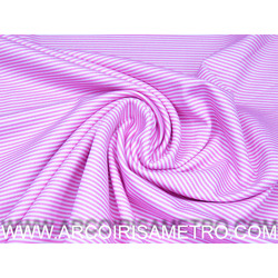 LYCRA - Stripes - Pink