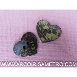 COCONUT BUTTONS - HEART