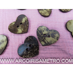 COCONUT BUTTONS - HEART