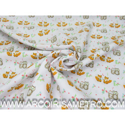FOX AND OWL FABRIC