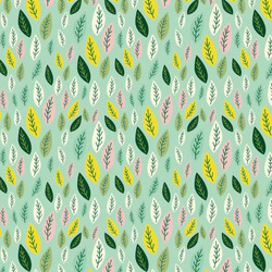 FABRICART - LEMON LEAFS 11204