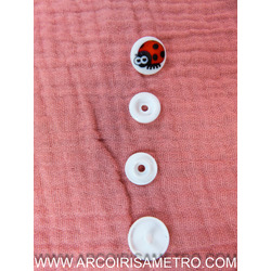 SET OF 5 KAM PRESS ON SNAPS - STAMPED