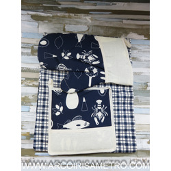 CONJUNTO AVENTAL, LUVA E PEGA - MARISCO 050