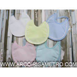 SMALL BIB WITH LACE EDGING 