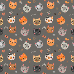 FABRICART - CAT HEADS