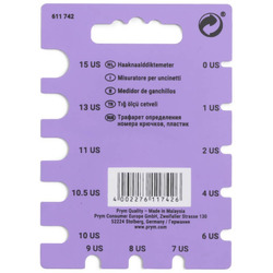 MEDIDOR DE AGULHAS DE CROCHET