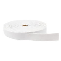 ELASTICO LARGO - 5 CM  - BRANCO E PRETO