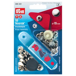 ANORAK PRESS FASTENERS 15MM