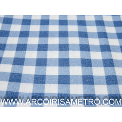 VICHY SQUARES - BLUE