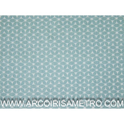 FRIDAY FABRIC - BLUE GEOMETRIC